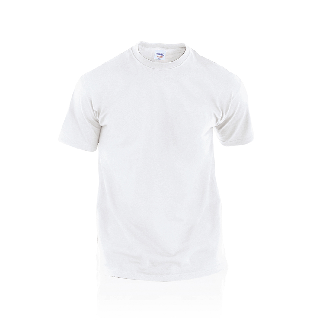 CAMISETA NIÑO 100% ALGODON COLOR BLANCA TALLA 6 A 9 AÑOS  REF: 4200