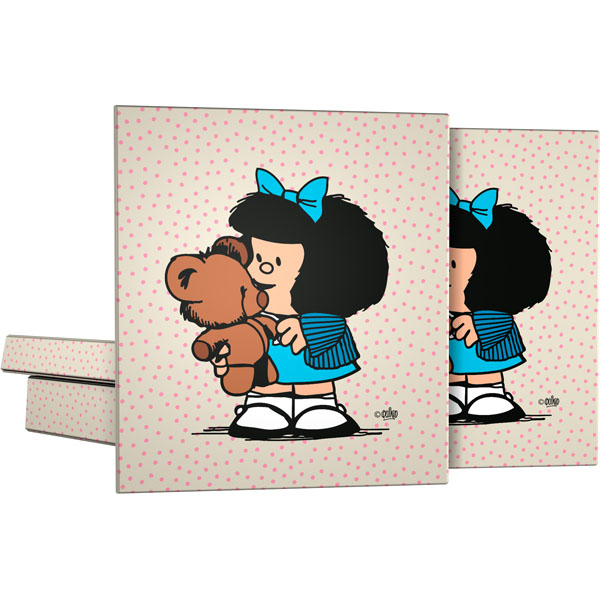 CARPETA 4 ANILLAS DE 40MM A4 MAFALDA OSITOS REF: G- 88171926