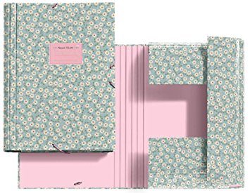 CARPETA SOLAPA CON GOMAS FLORAL SWWET REF. MR- 20824