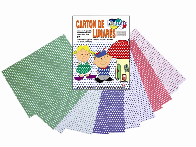 CARTON LUNARES PARA DECORAR DE 24X32 PACK DE 12 UNIDADES REF. 0700123