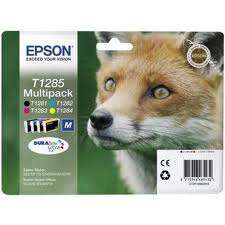 CARTUCHO  ORIGINAL Epson T1285 Pack de 4 Cartuchos de Tinta Originales - C13T12854012