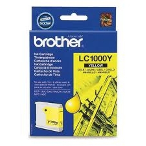 CARTUCHO BROTHER LC-1000 AMARILLO MFC/DCP 130C/240C/330C/440CN/660CN/750CW