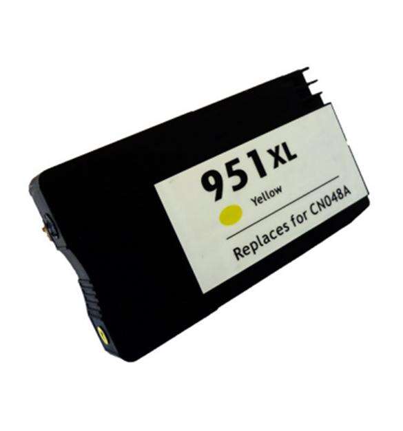 CARTUCHO COMPATIBLE   Generico HP 951XL Amarillo Cartucho de Tinta - Reemplaza CN048AE/CN052AE