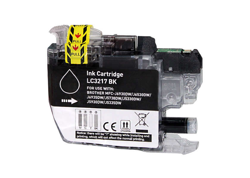 CARTUCHO COMPATIBLE BULK - Brother LC3217 Negro Cartucho de Tinta Generico - Reemplaza LC3217BK