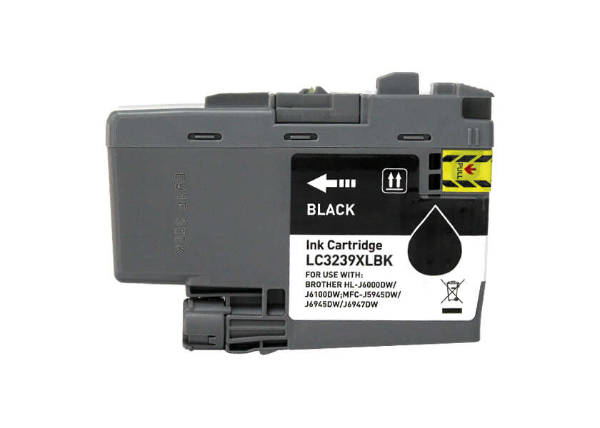 CARTUCHO COMPATIBLE Brother LC3239XL Negro Cartucho de Tinta Pigmentada Generico - Reemplaza LC3239XLBK