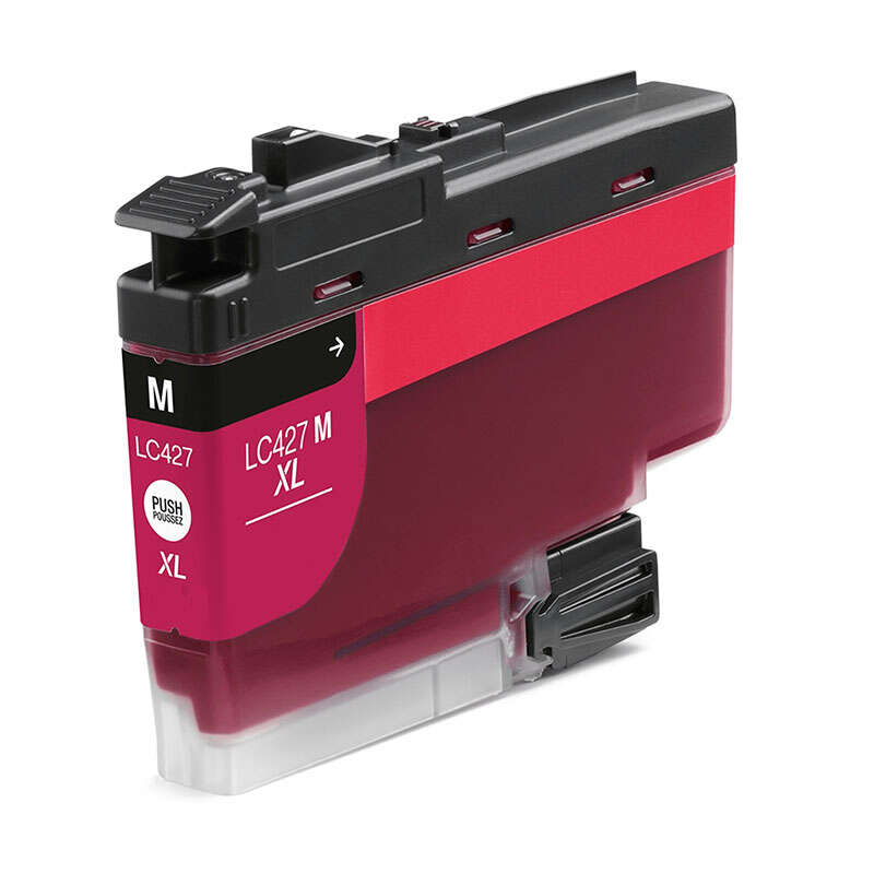 CARTUCHO COMPATIBLE Brother LC427XL Magenta Cartucho de Tinta Pigmentada Generico - Reemplaza LC427XLM