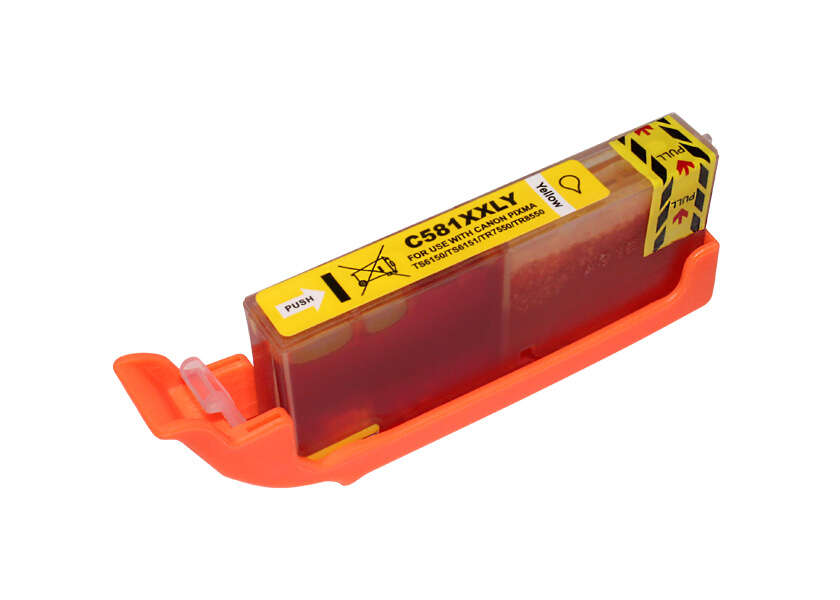 CARTUCHO COMPATIBLE Canon CLI581XXL Amarillo Cartucho de Tinta Generico - Reemplaza 1997C001/2105C001/2051C001