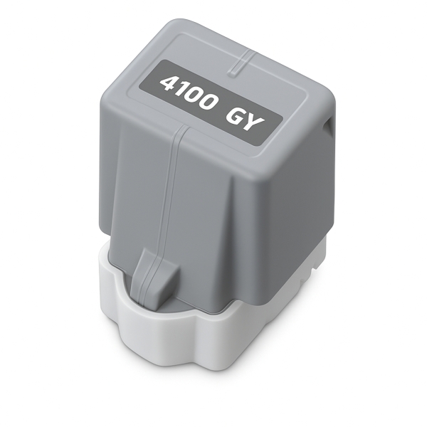 CARTUCHO COMPATIBLE Canon PFI4100 Gris Cartucho de Tinta Pigmentada Generico - Reemplaza PFI4100GY/6783C001