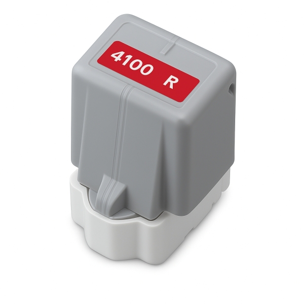 CARTUCHO COMPATIBLE Canon PFI4100 Rojo Cartucho de Tinta Pigmentada Generico - Reemplaza PFI4100R/6785C001