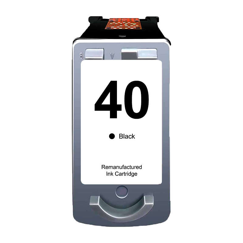 CARTUCHO COMPATIBLE Canon PG40/PG50/PG37 Negro Cartucho de Tinta Remanufacturado - Muestra Nivel de Tinta - Reemplaza 0615B001/0615B042/0616B001/2145B