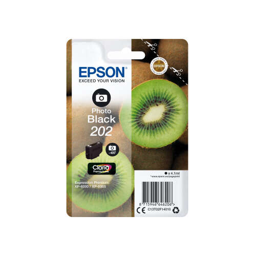 CARTUCHO COMPATIBLE Epson 202 Negro Photo Cartucho de Tinta Original - C13T02F14010
