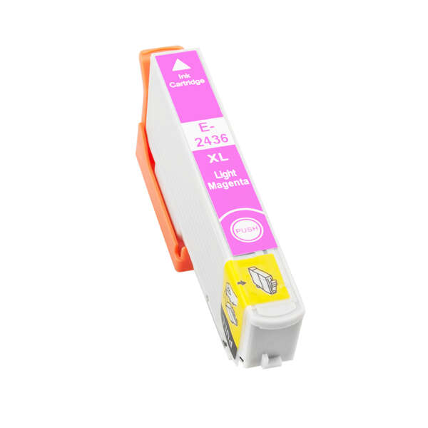 CARTUCHO COMPATIBLE Epson T2436/T2426 (24XL) Magenta Light Cartucho de Tinta Generico - Reemplaza C13T24364012/C13T24264012