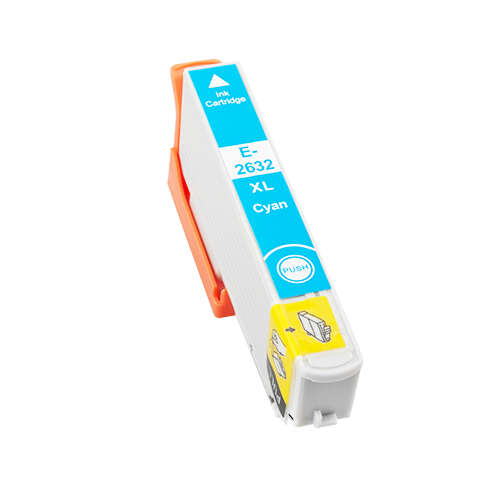CARTUCHO COMPATIBLE Epson T2632/T2612 (26XL) Cyan Cartucho de Tinta Generico - Reemplaza C13T26324012/C13T26124012