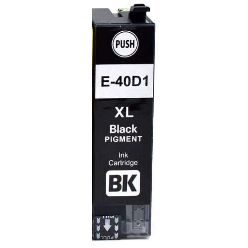 CARTUCHO COMPATIBLE Epson T40D1 Negro Cartucho de Tinta Pigmentada Generico - Reemplaza C13T40D140/C13T40C140