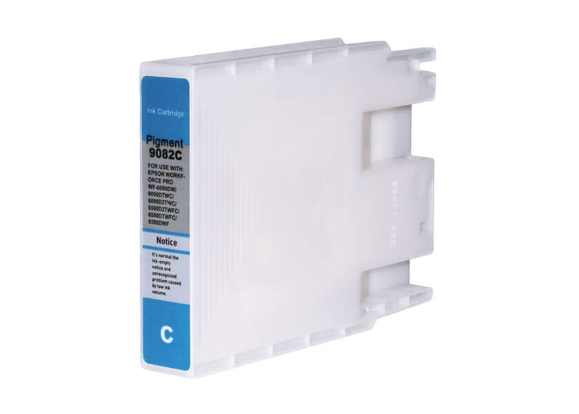 CARTUCHO COMPATIBLE Epson T9082 Cyan Cartucho de Tinta Pigmentada Generico - Reemplaza C13T908240