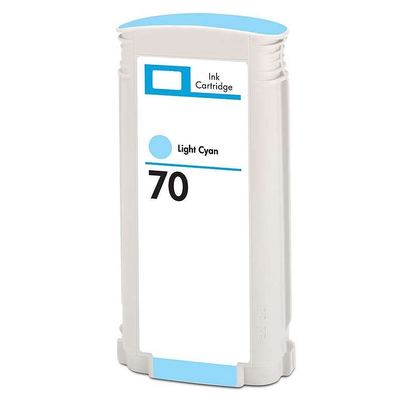 CARTUCHO COMPATIBLE Generico HP 70 Cyan Light Cartucho de Tinta Pigmentada - Reemplaza C9390A