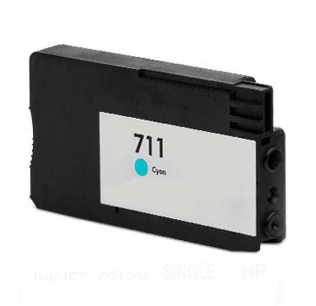 CARTUCHO COMPATIBLE Generico HP 711 Cyan Cartucho de Tinta - Reemplaza CZ130A