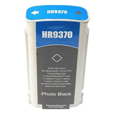CARTUCHO COMPATIBLE Generico HP 72 Negro Photo Cartucho de Tinta - Reemplaza C9370A