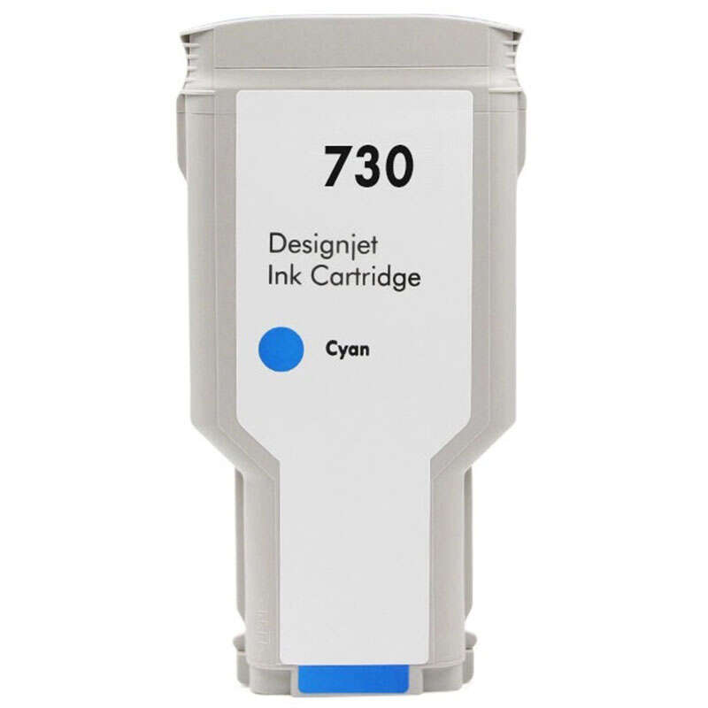 CARTUCHO COMPATIBLE Generico HP 730 Cyan Cartucho de Tinta - Reemplaza P2V68A/P2V62A
