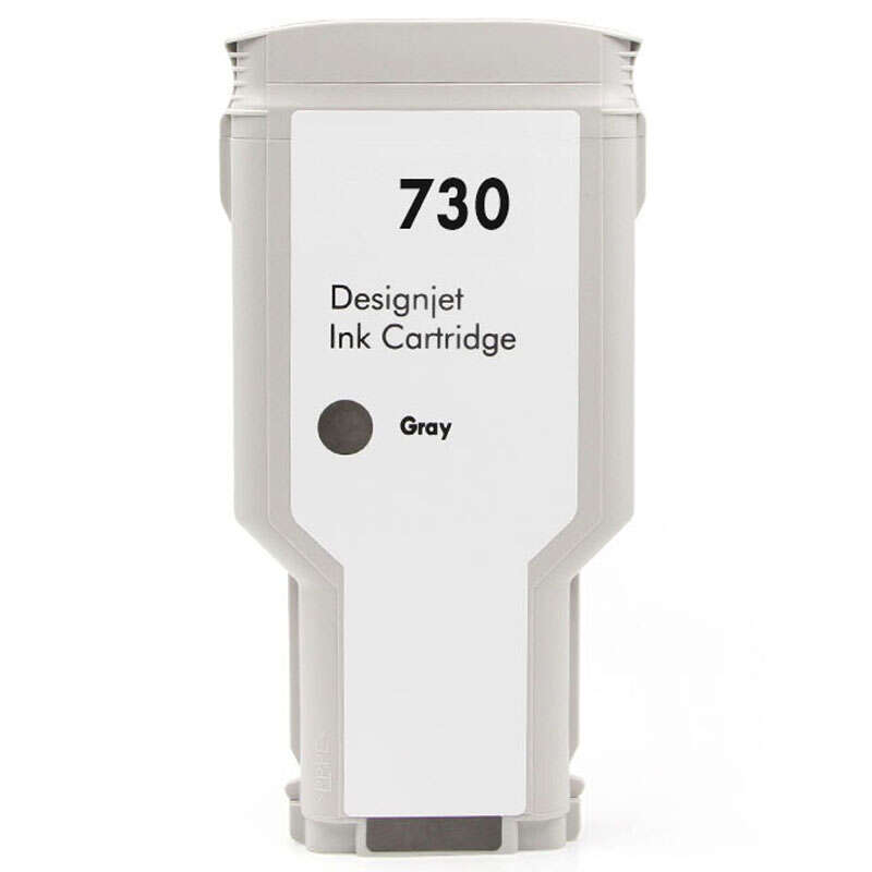 CARTUCHO COMPATIBLE Generico HP 730 Gris Cartucho de Tinta - Reemplaza P2V72A/P2V66A