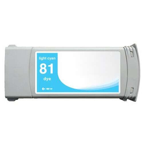 CARTUCHO COMPATIBLE Generico HP 81 Cyan Light Cartucho de Tinta - Reemplaza C4934A