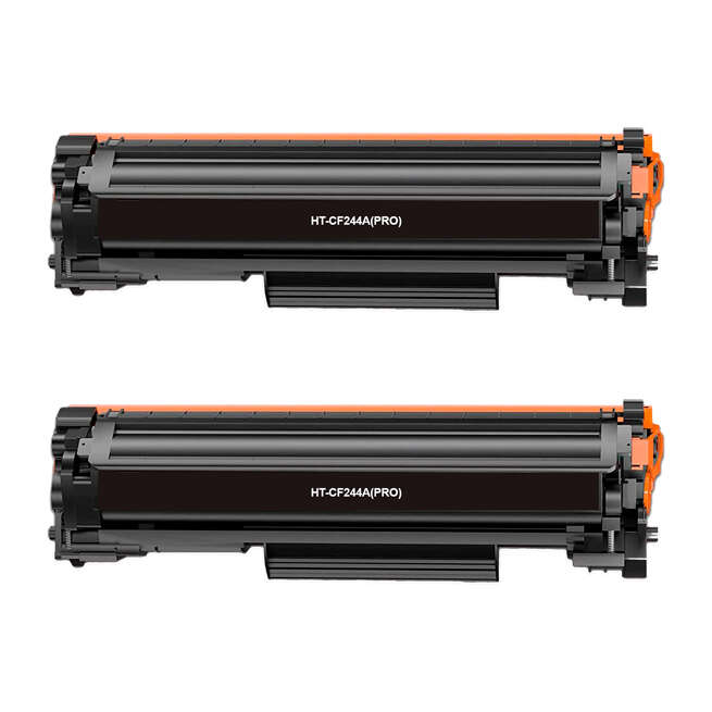 CARTUCHO COMPATIBLE Generico HP CF244A Negro Pack de 2 Cartuchos de Toner Genericos - Reemplaza 44A
