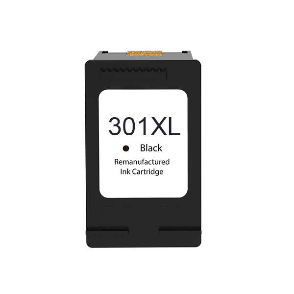 CARTUCHO COMPATIBLE Remanufacturado HP 301XL Negro Cartucho de Tinta - Muestra Nivel de Tinta - Reemplaza CH563EE/CH561EE