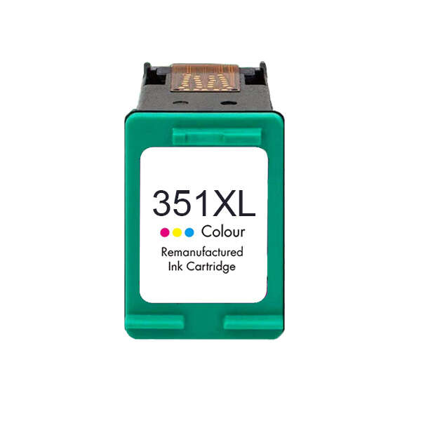 CARTUCHO COMPATIBLE Remanufacturado HP 351XL Color Cartucho de Tinta - Reemplaza CB338EE/CB337EE