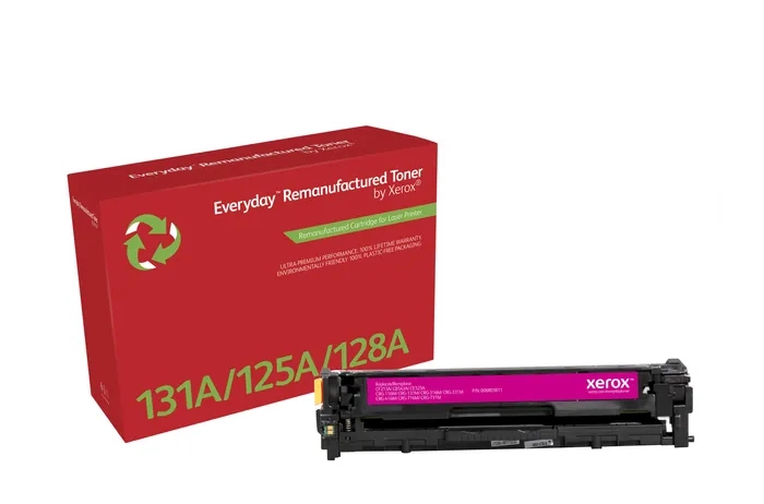 CARTUCHO COMPATIBLE Xerox Everyday HP CB543A/CE323A/CF213A Magenta Cartucho de Toner Remanufacturado - Reemplaza 125A/128A/131A