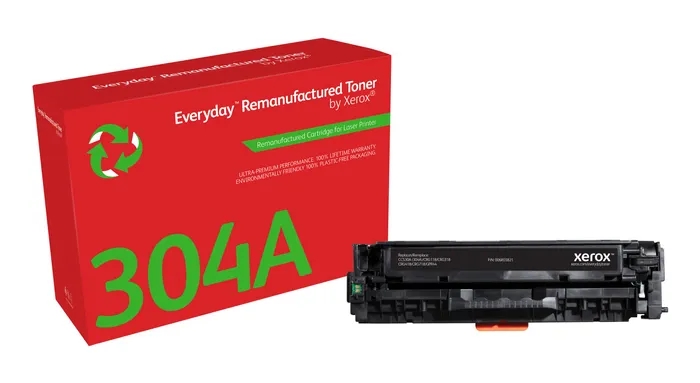 CARTUCHO COMPATIBLE Xerox Everyday HP CC530A Negro Cartucho de Toner Remanufacturado - Reemplaza 304A