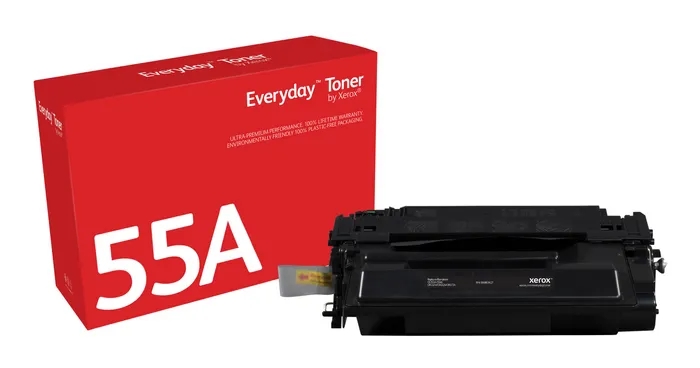 CARTUCHO COMPATIBLE Xerox Everyday HP CE255A Negro Cartucho de Toner Generico - Reemplaza 55A