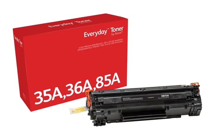 CARTUCHO COMPATIBLE Xerox Everyday HP CE285A/CB435A/CB436A Negro Cartucho de Toner Generico - Reemplaza 85A/35A/36A