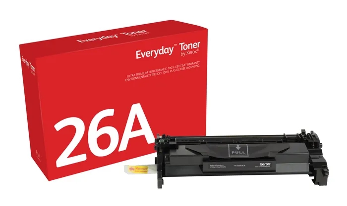 CARTUCHO COMPATIBLE Xerox Everyday HP CF226A Negro Cartucho de Toner Generico - Reemplaza 26A