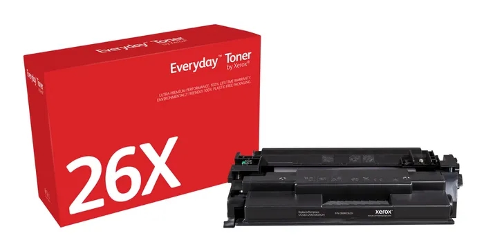 CARTUCHO COMPATIBLE Xerox Everyday HP CF226X Negro Cartucho de Toner Generico - Reemplaza 26X