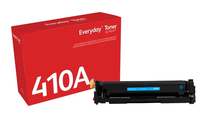CARTUCHO COMPATIBLE Xerox Everyday HP CF411A Cyan Cartucho de Toner Generico - Reemplaza 410A