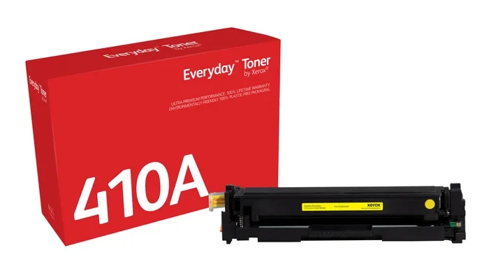CARTUCHO COMPATIBLE Xerox Everyday HP CF412A Amarillo Cartucho de Toner Generico - Reemplaza 410A