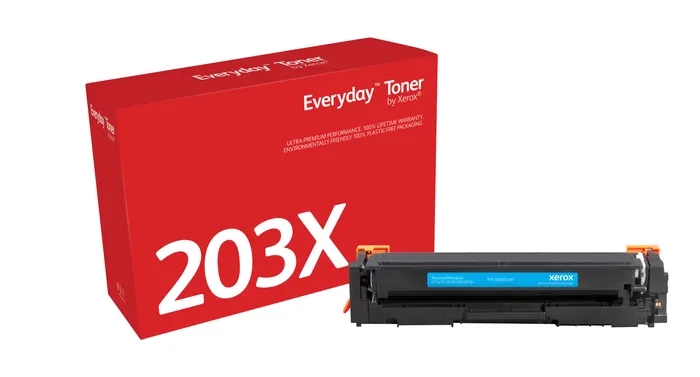 CARTUCHO COMPATIBLE Xerox Everyday HP CF541X Cyan Cartucho de Toner Generico - Reemplaza 203X