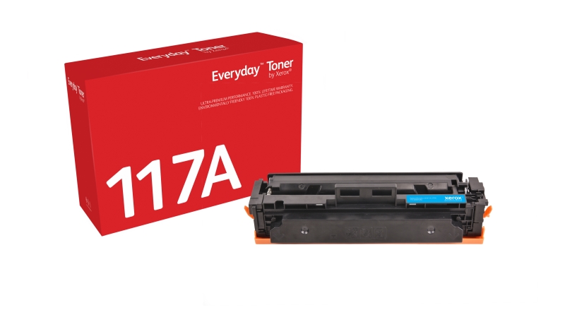 CARTUCHO COMPATIBLE Xerox Everyday HP W2071A Cyan Cartucho de Toner Generico - Reemplaza 117A