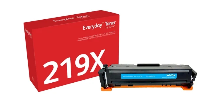 CARTUCHO COMPATIBLE Xerox Everyday HP W2191X Cyan Cartucho de Toner Generico - Reemplaza 219X