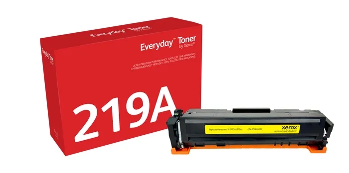 CARTUCHO COMPATIBLE Xerox Everyday HP W2192A Amarillo Cartucho de Toner Generico - Reemplaza 219A
