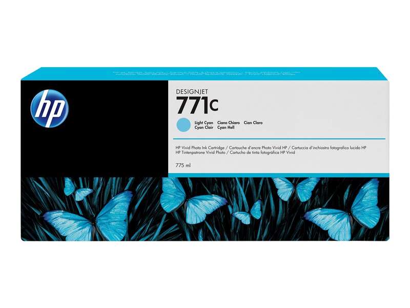 CARTUCHO ORIGINAL   HP 771C Cyan Light Cartucho de Tinta Original - B6Y12A
