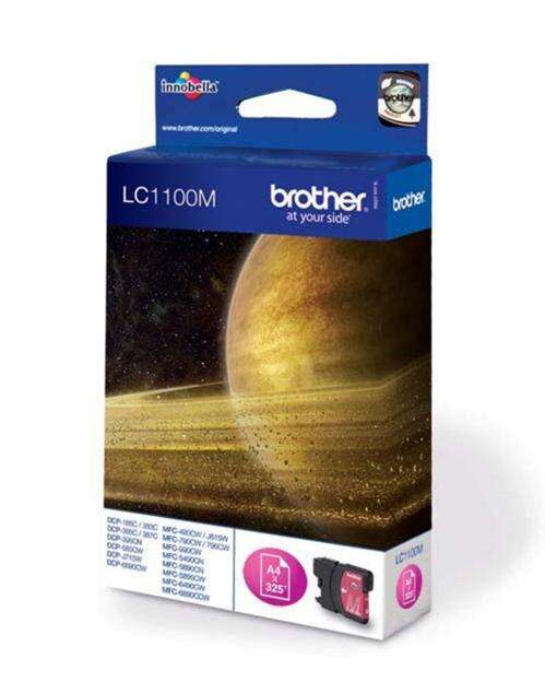 CARTUCHO ORIGINAL Brother LC1100 Magenta Cartucho de Tinta Original - LC1100M