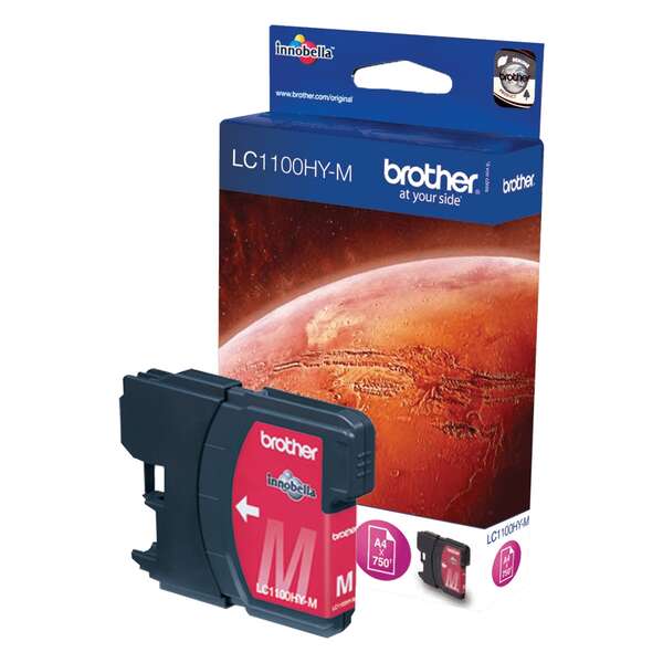 CARTUCHO ORIGINAL Brother LC1100XL Magenta Cartucho de Tinta Original - LC1100HYM