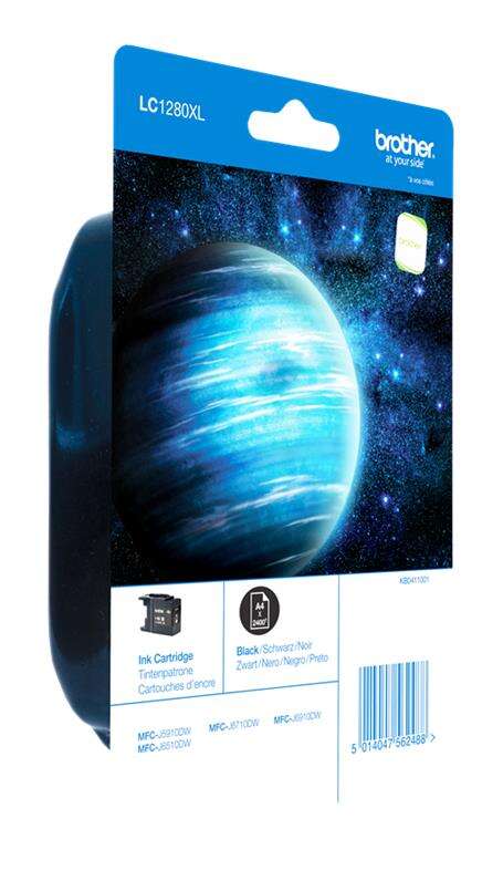 CARTUCHO ORIGINAL Brother LC1280XL Negro Cartucho de Tinta Original - LC1280XLBKBP