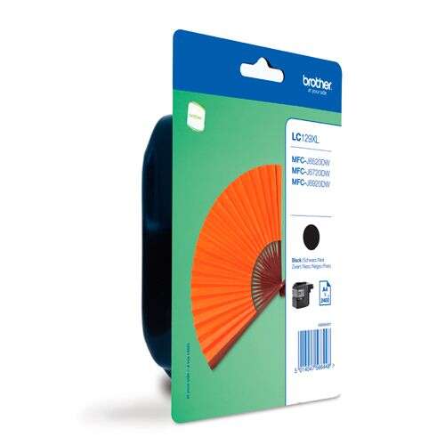 CARTUCHO ORIGINAL Brother LC129XL Negro Cartucho de Tinta Original - LC129XLBKBP