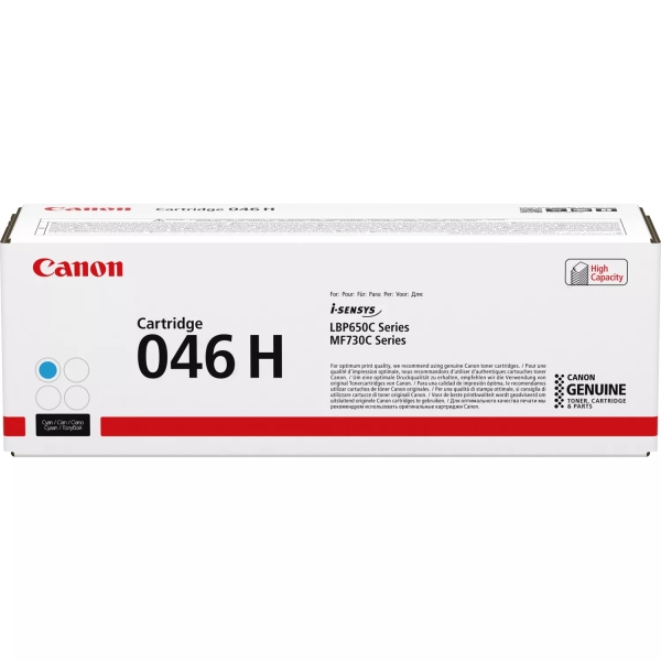 CARTUCHO ORIGINAL Canon 046H Cyan Cartucho de Toner Original - 1253C002