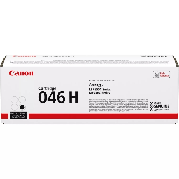CARTUCHO ORIGINAL Canon 046H Negro Cartucho de Toner Original - 1254C002