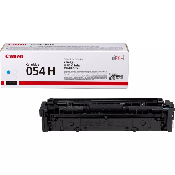 CARTUCHO ORIGINAL Canon 054H Cyan Cartucho de Toner Original - 3027C002