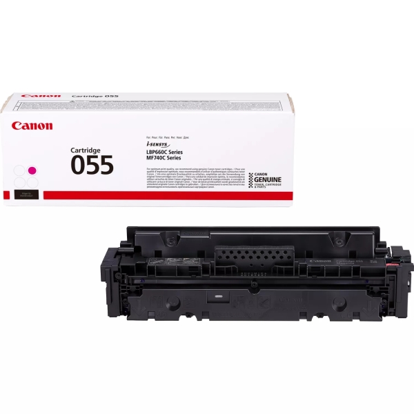CARTUCHO ORIGINAL Canon 055 Magenta Cartucho de Toner Original - 3014C002