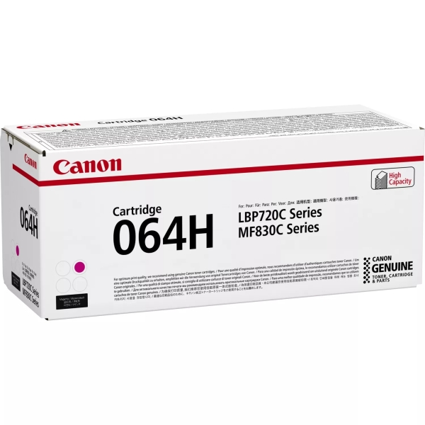 CARTUCHO ORIGINAL Canon 064H Magenta Cartucho de Toner Original - 4934C001